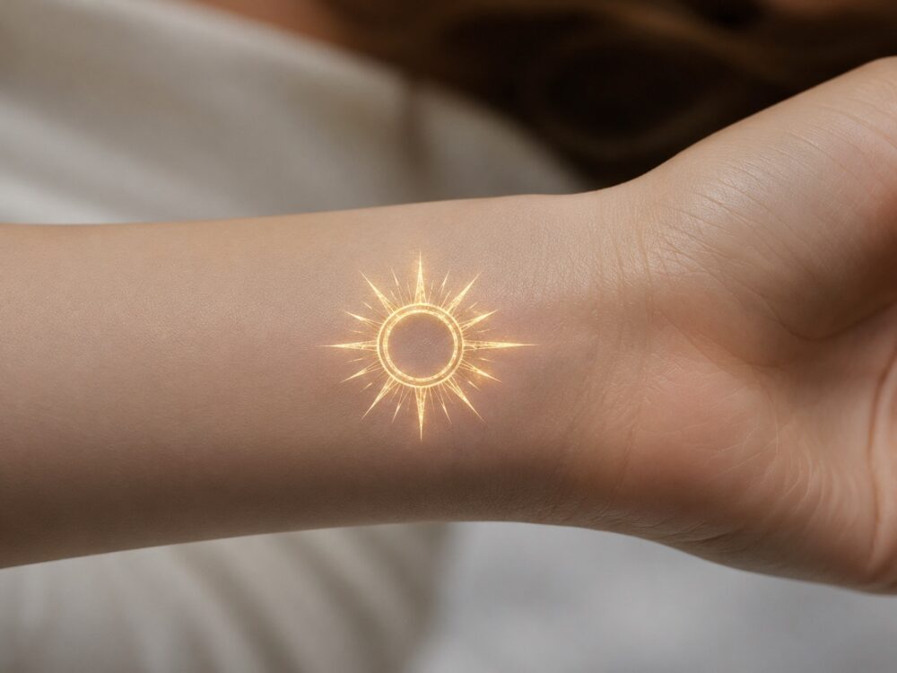 Das Sonnenmal am Arm